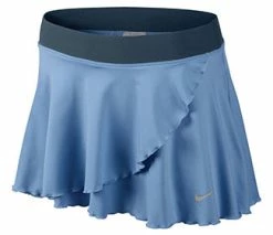 Nike Women's Ruffle Knit Skirt Light Blue/Squadron Blue 541083-498