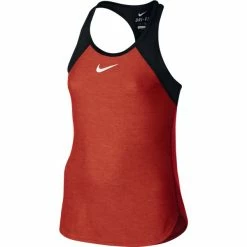 Nike Girl's Slam Tank Lt. Crimson/Black 724715-696