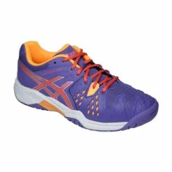 Asics Junior Gel Resolution 6 Tennis Shoes Lavender/Hot Coral C500Y