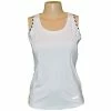 Bolle Women's Tulip Fields Racerback Tank White/Iris Blue 8457-0110 -New Ace Tennis Shop Bolle Tulip 8457 website