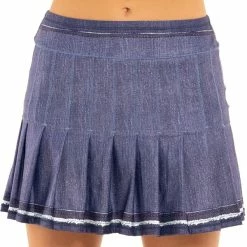 Lucky In Love Women's Old School Denim Skirt CB571-L80963