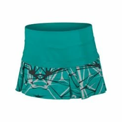 Nike Women's Printed Pleated Woven Skirt Turbo Green 598334-383