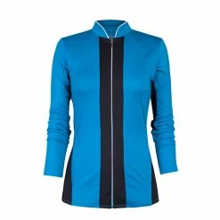 Tail Women's Sequin Skies Genesis Tennis Jacket Deep Aquatic/Black TB3487-5328