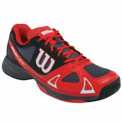 Wilson Rush Junior Tennis Shoe Wilson Red/Coal/Black WRS320340