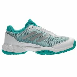 Adidas Barricade Club XJ Junior Tennis Shoe Aqua BB7934