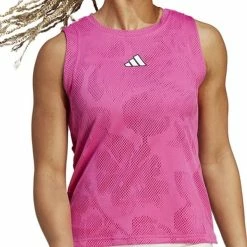 Adidas Women's Melbourne Match Tennis Tank Fuchsia