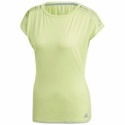 Adidas Women's Melbourne Tee Semi Frozen Yellow CE0399