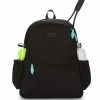 Ame & LuLu Ame And Lulu Courtside Tennis Backpack 2.0 Black/Blue 1 Ame & LuLu Ame And Lulu Courtside Tennis Backpack 2.0 Black/Blue -New Ace Tennis Shop ame courtside backpack blk web