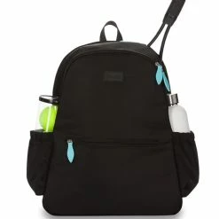 Ame &amp; LuLu Ame And Lulu Courtside Tennis Backpack 2.0 Black/Blue