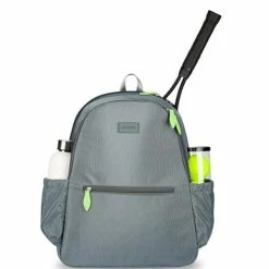 Ame &amp; LuLu Ame And Lulu Courtside Tennis Backpack 2.0 Charcoal