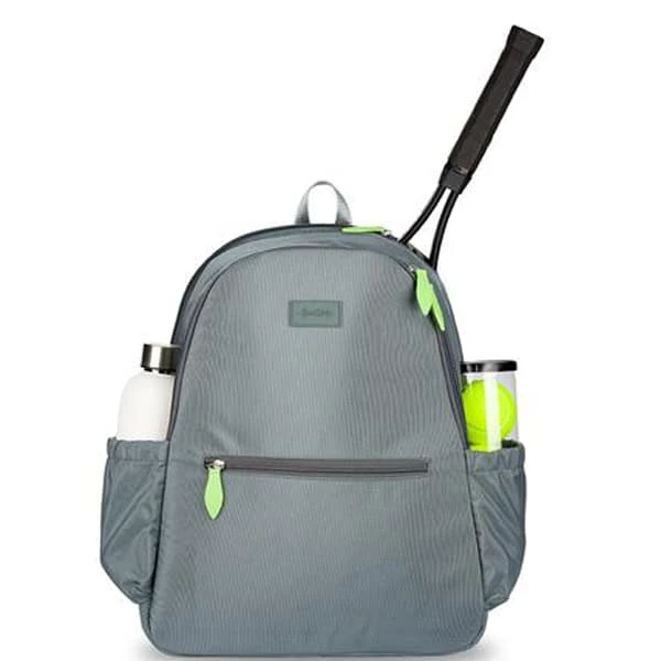 Ame & LuLu Ame And Lulu Courtside Tennis Backpack 2.0 Charcoal 3 Ame & LuLu Ame And Lulu Courtside Tennis Backpack 2.0 Charcoal