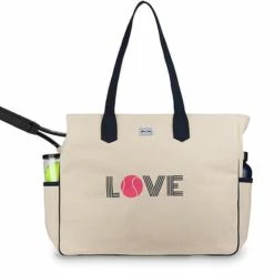 Ame &amp; LuLu Ame And Lulu Love All Court Bag Pink Love