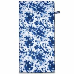 Ame &amp; LuLu Ame And Lulu Navy Tie Dye Sport Towel