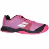 Babolat Jet All Court Junior Tennis Shoe Pink/Black 1 Babolat Jet All Court Junior Tennis Shoe Pink/Black -New Ace Tennis Shop babolat jet pink website