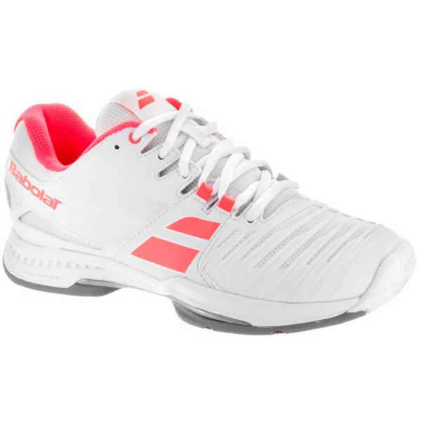 Babolat SFX All Court Women's Tennis Shoe White/Pink 3 Babolat SFX All Court Women's Tennis Shoe White/Pink