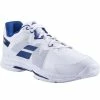 Babolat SFX 3 Men's Tennis Shoe White/Blue 1 Babolat SFX 3 Men's Tennis Shoe White/Blue -New Ace Tennis Shop babolat sfx3 men wh web