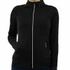 Bolle Women's Essential Tennis Jacket Black 8253-1000 -New Ace Tennis Shop bolle 8253 black website
