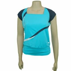 Bolle Women's Bayside Cap Sleeve Top Aqua 8760-4512
