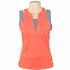Bolle Women's Margaux Tank Orange/Graphite 8733-7601 -New Ace Tennis Shop bolle margaux org tank website