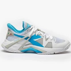 Diadora B.ICON Women's Tennis Shoe White/Aquarius