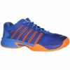 K-Swiss Hypercourt Express Junior Tennis Shoe Brilliant Blue/Neon Orange 83377-427 -New Ace Tennis Shop kswiss 83377 427 website