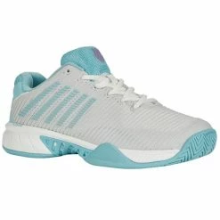 K-Swiss Hypercourt Express 2 Women's Tennis Shoe White/Angel Blue 96613-190