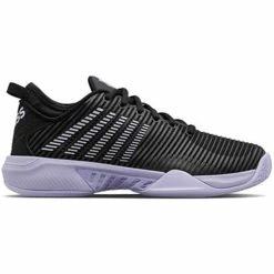 K-Swiss Hypercourt Supreme Women's Tennis Shoe Black/Purple 96615-016