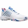 K-Swiss Hypercourt Supreme Women's Tennis Shoe White/Star Sapphire 96615-969 -New Ace Tennis Shop kswiss 96615 969 web