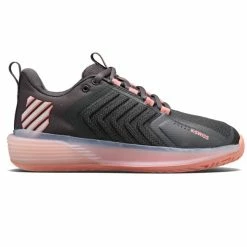 K-Swiss Ultrashot 3 Women's Tennis Shoe Asphalt/Peach 96988-007