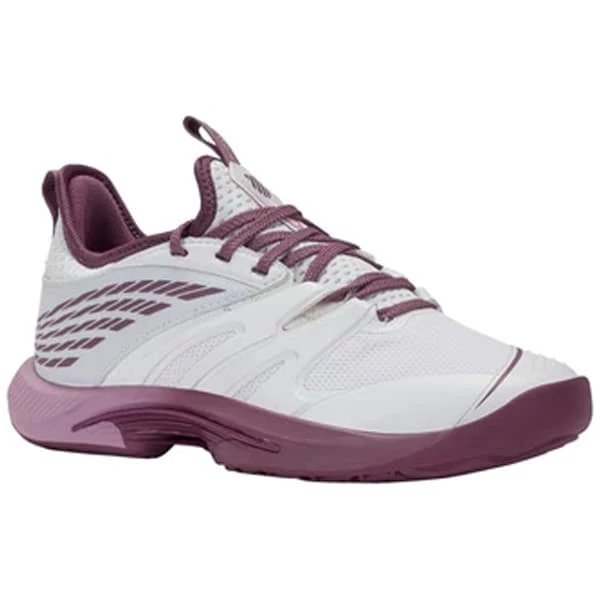 K-Swiss Speedtrac Women's Tennis Shoe White/Grape 97392-181 3 K-Swiss Speedtrac Women's Tennis Shoe White/Grape 97392-181
