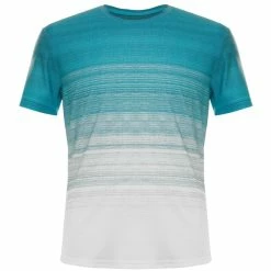 K-Swiss Men's Electric Stripe Tee KMT08