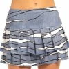 Lucky In Love Women's Stripey Denim Pleat Tier Skirt CB180-L79963 -New Ace Tennis Shop lil cb180 l79963 web