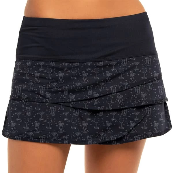 Lucky In Love Women's Fiesta Scallop Skirt Midnight 3 Lucky In Love Women's Fiesta Scallop Skirt Midnight