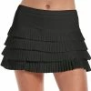 Lucky In Love Women's Mon Amie Skirt Charcoal CB422-040 -New Ace Tennis Shop lil cb422 040 web