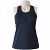 Lucky In Love Women's Laser Cutwork Applique Tank Black CT478-596001 -New Ace Tennis Shop lil ct478 596001 website
