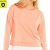 Lucky In Love Women's LUV Hype Long Sleeve Peach Glow CT910-805 -New Ace Tennis Shop lil ct668 805 new web