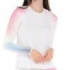 Lucky In Love Women's Shock Wave Long Sleeve Top CT857-P21955 -New Ace Tennis Shop lil ct857 p21955 web