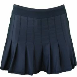 Lucky In Love Women's Long Retro Pleated Skirt Midnight CB287-401