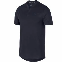 Nike Men's Court Dry Blade Polo Obsidian AQ7732-451