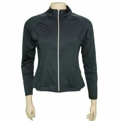 Pure Lime Women's Cross Court Jacket Black 4170-2000