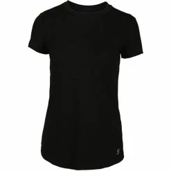 Sofibella Women's UV Cap Sleeve Top Black 7012