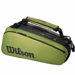 Wilson Super Tour 9 Pack Tennis Bag Green